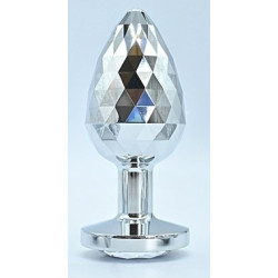 MyPlayToys Plug Ikonik Diamond M 7 x 3.3cm Argent